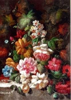 unknow artist Floral, beautiful classical still life of flowers.074 Spain oil painting art